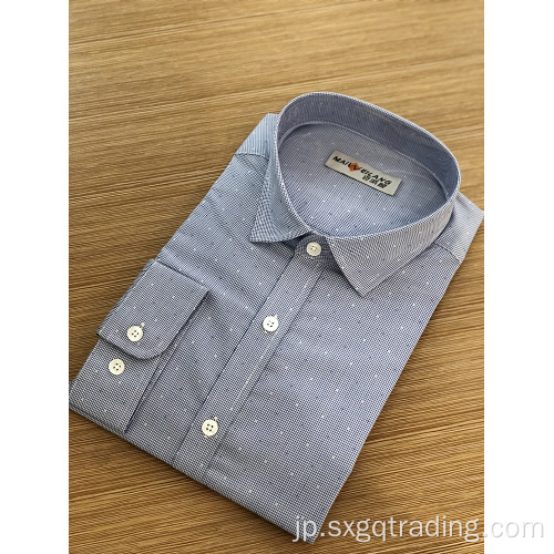 高品質の新しいデザインの男性長袖シャツ